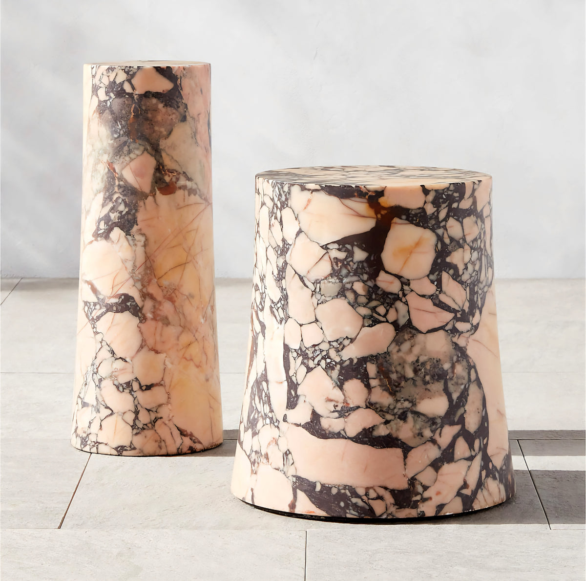 THE ONE × La Paloma — Purple Braccia Marble Side Table