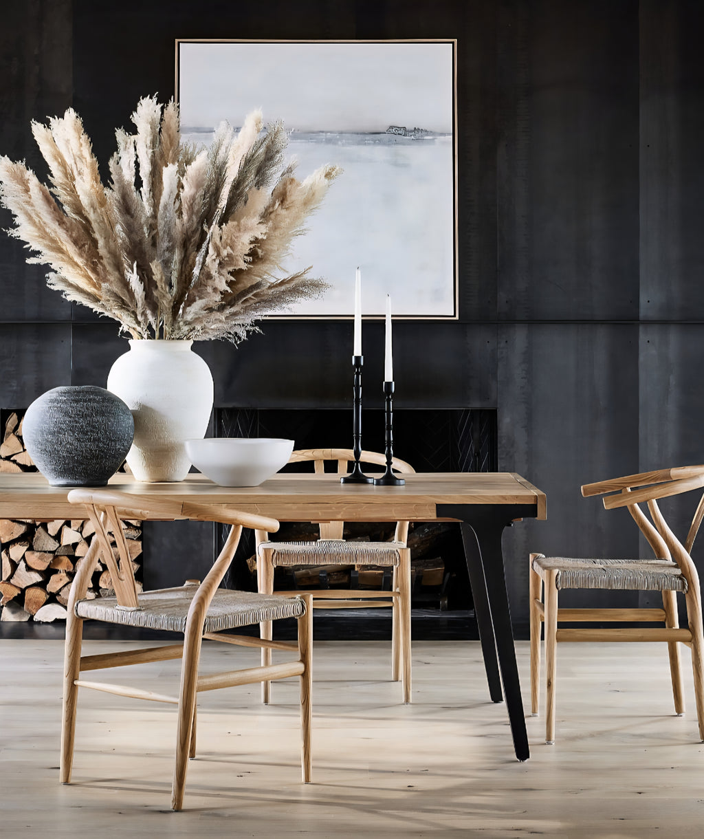 THE ONE × Lakin — White Oak Wood Extendable Dining Table