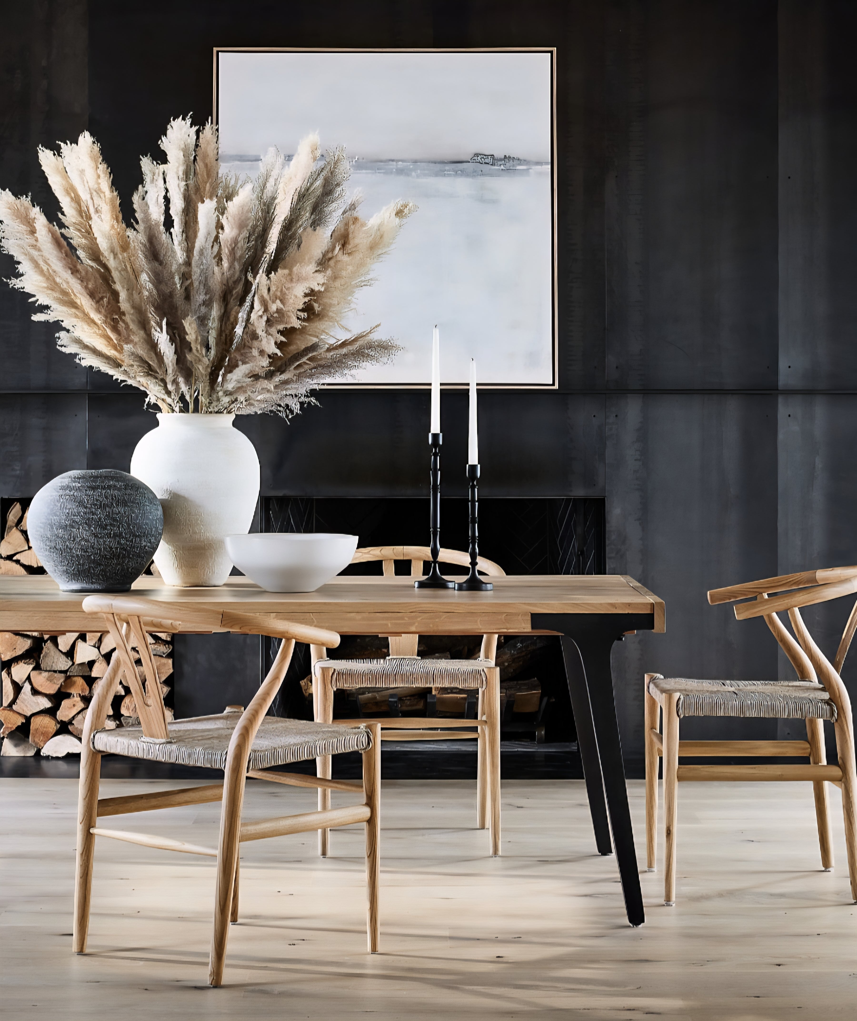 THE ONE × Lakin — White Oak Wood Extendable Dining Table