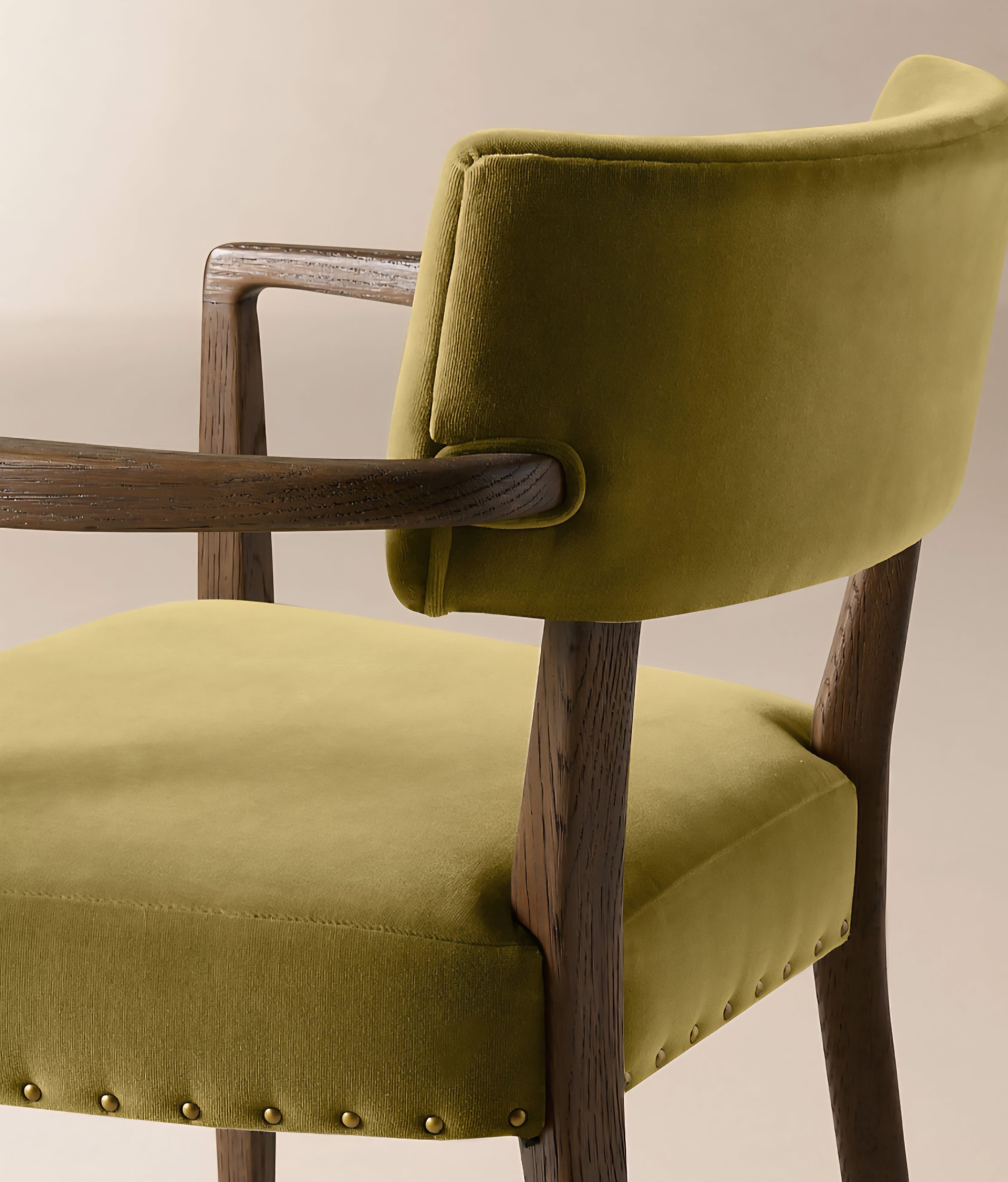 THE ONE × Arlo — Smoked Mauve Performance Fabric Dining Armchair