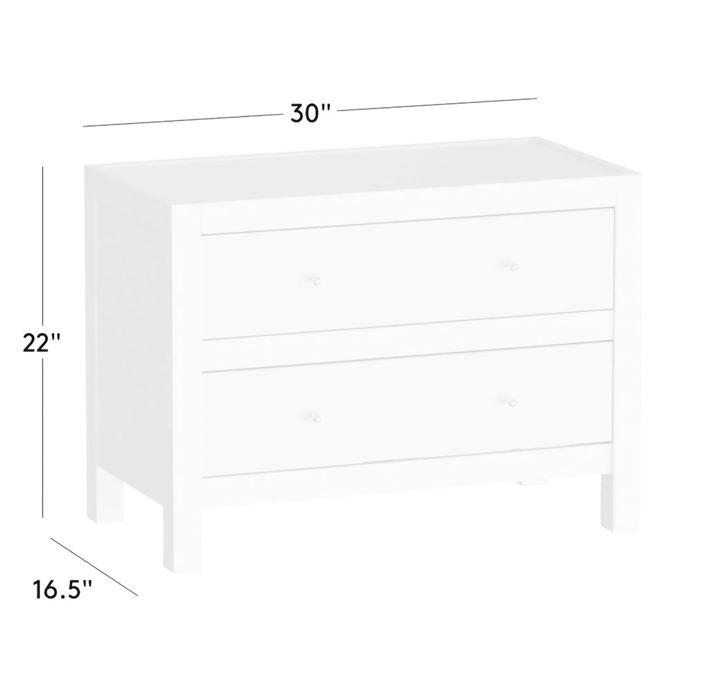 THE ONE × Layton — Dark Oak 2-Drawer Nightstand