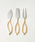 THE ONE × Valleta — Gold Cheese Knives Set of 3