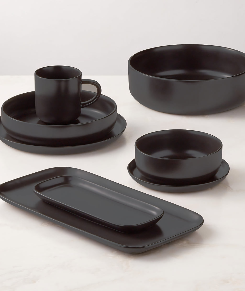 THE ONE × Mori — Rectangular Matte Serving Platter