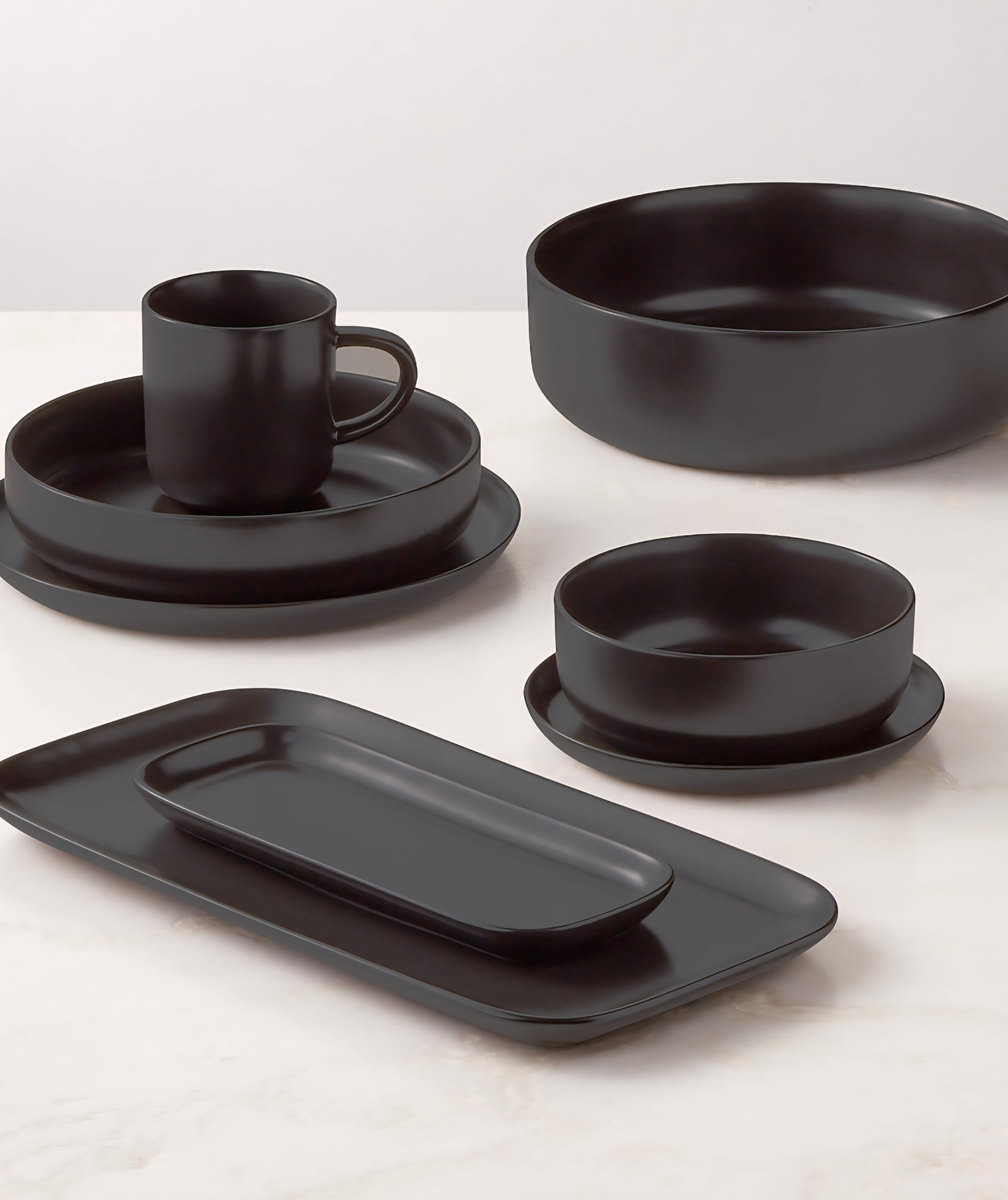 THE ONE × Mori — Rectangular Matte Serving Platter