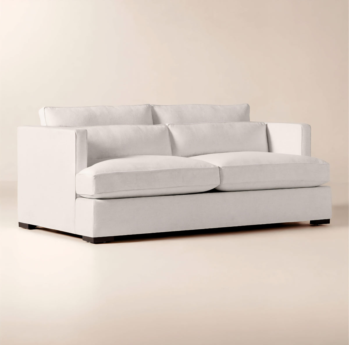 THE ONE × Eastman — White Performance Fabric Sofa