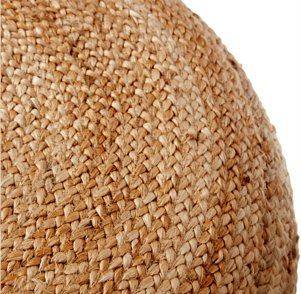 THE ONE × Braided — Natural Jute Pouf