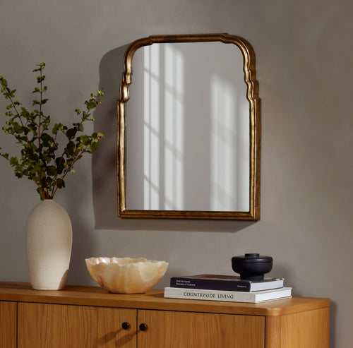 THE ONE × Amelie — Brass Vanity Mirror 22" x 26"