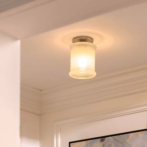 THE ONE × Abryn — Textured Glass Flush Mount Light