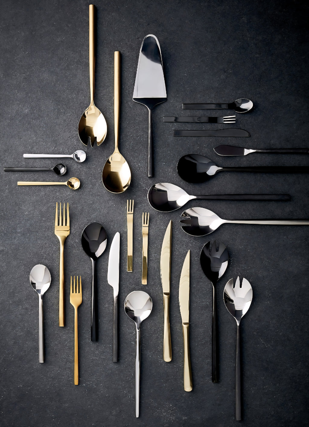 THE ONE × Mini — Gold / Black Spoon