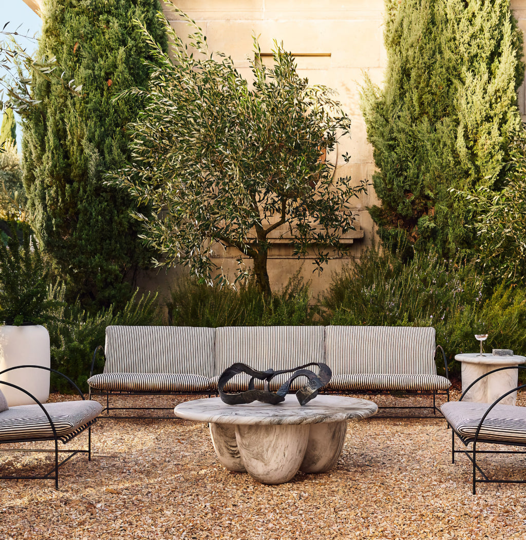 THE ONE × Luke — Jade Marble Ribbed Catchall Dish