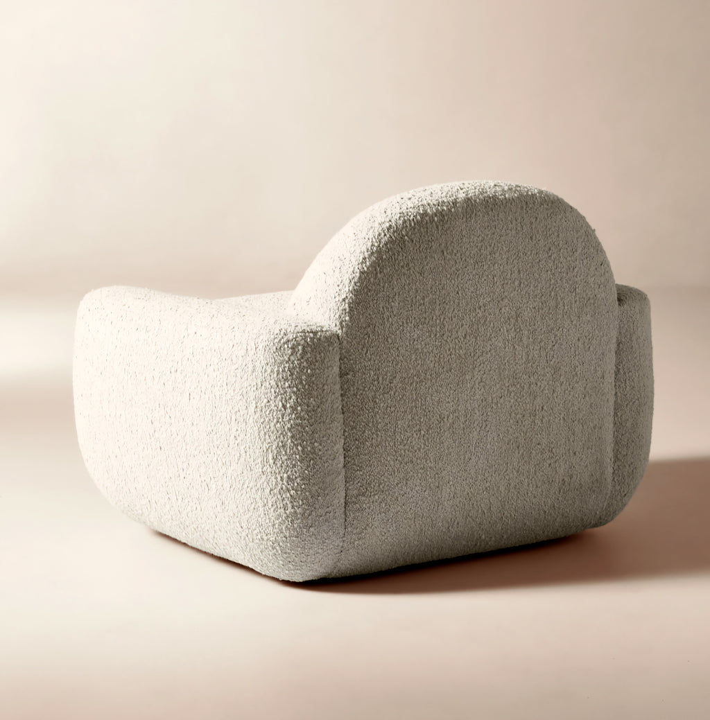 THE ONE × Aldine — Spice Brown Performance Chenille Accent Chair