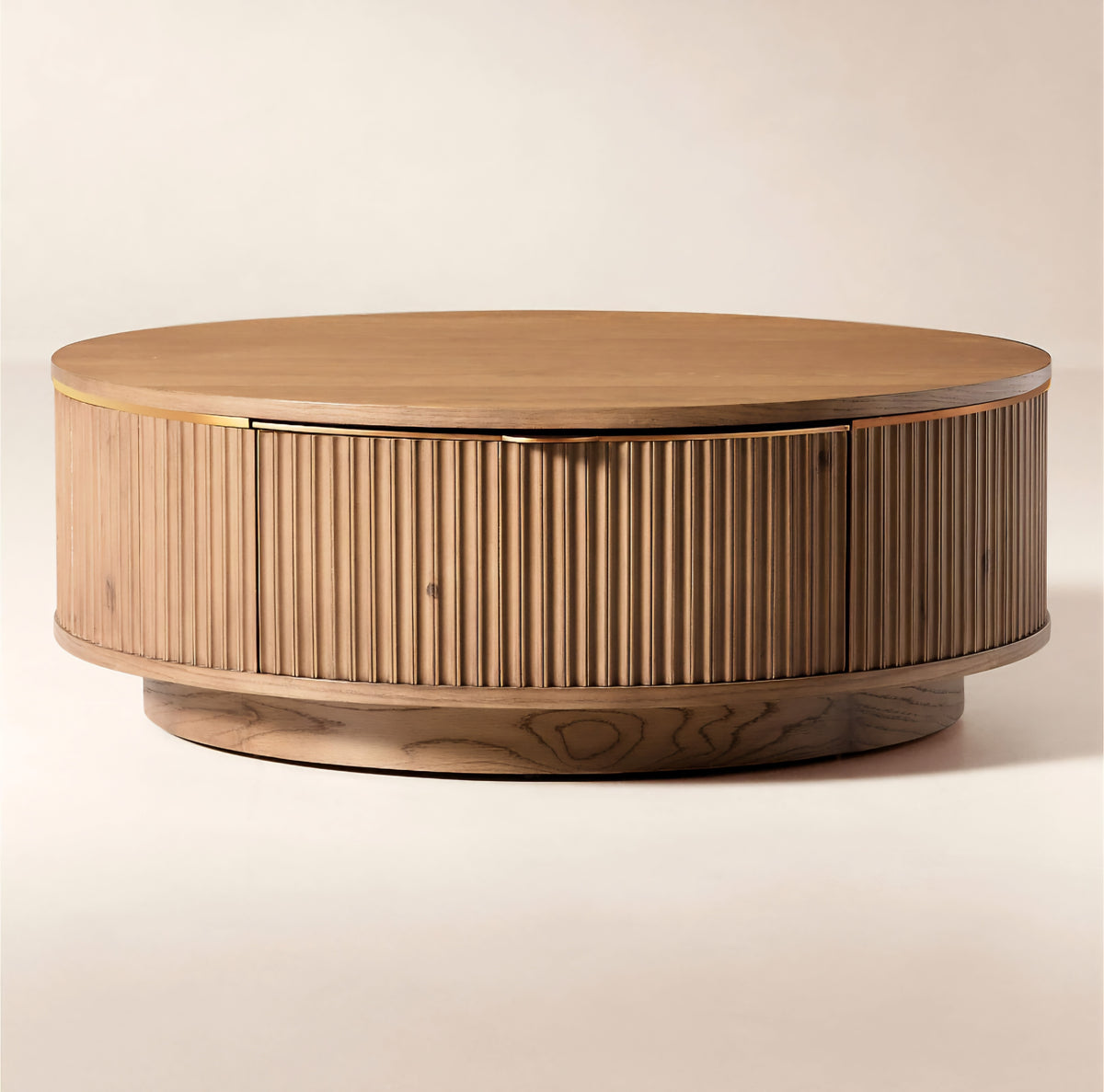 THE ONE × Davison — Fluted Oak Coffee Tables