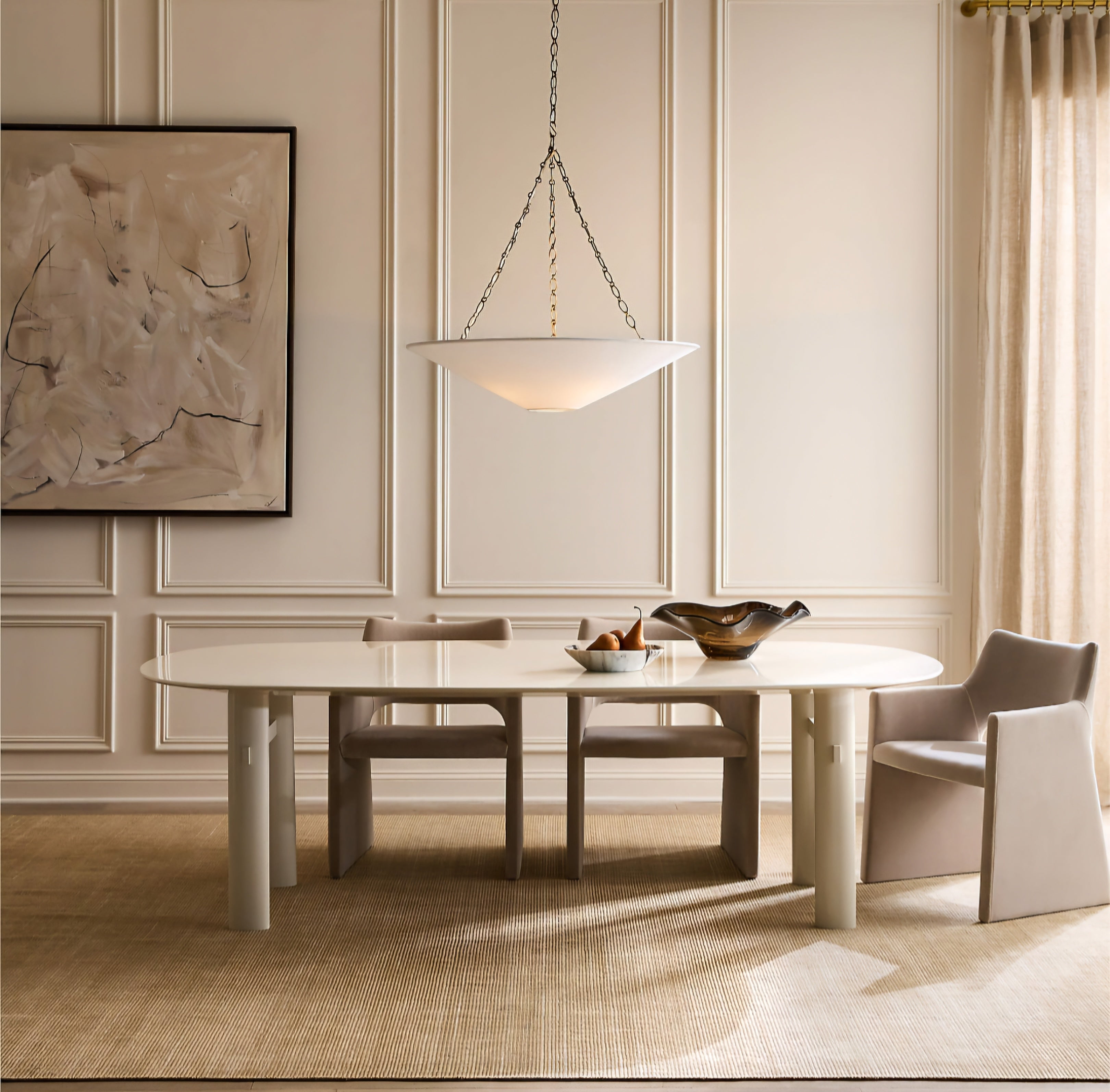 THE ONE × Tauro — Oval Lacquered Dining Table
