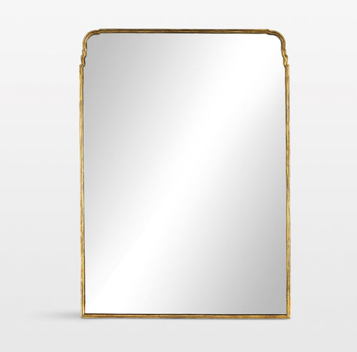 THE ONE × Amelie — Antique Brass Wide Floor Mirror