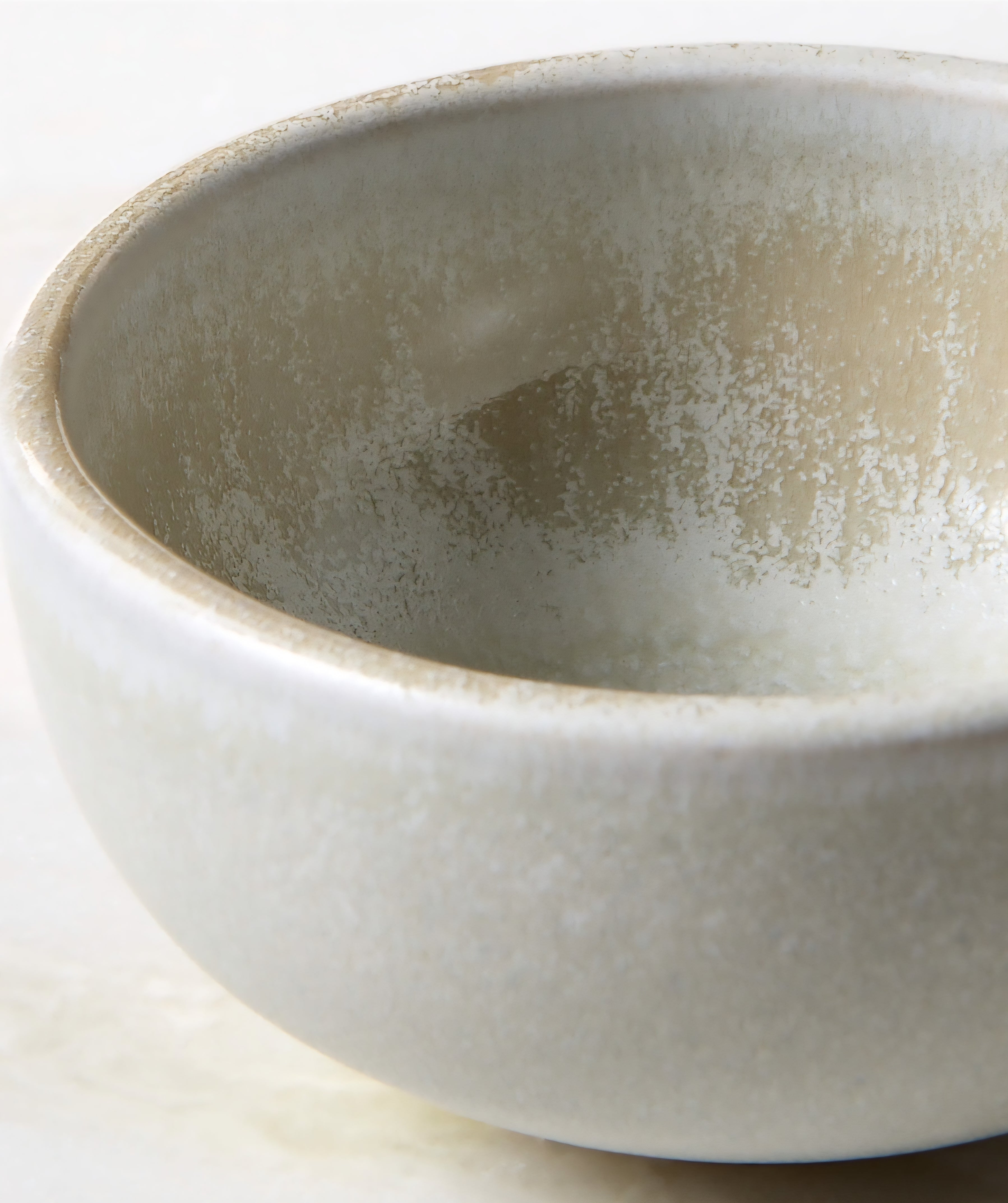 THE ONE × Drift — Ivory / Black Mini Bowl with Glossy Reactive Glaze