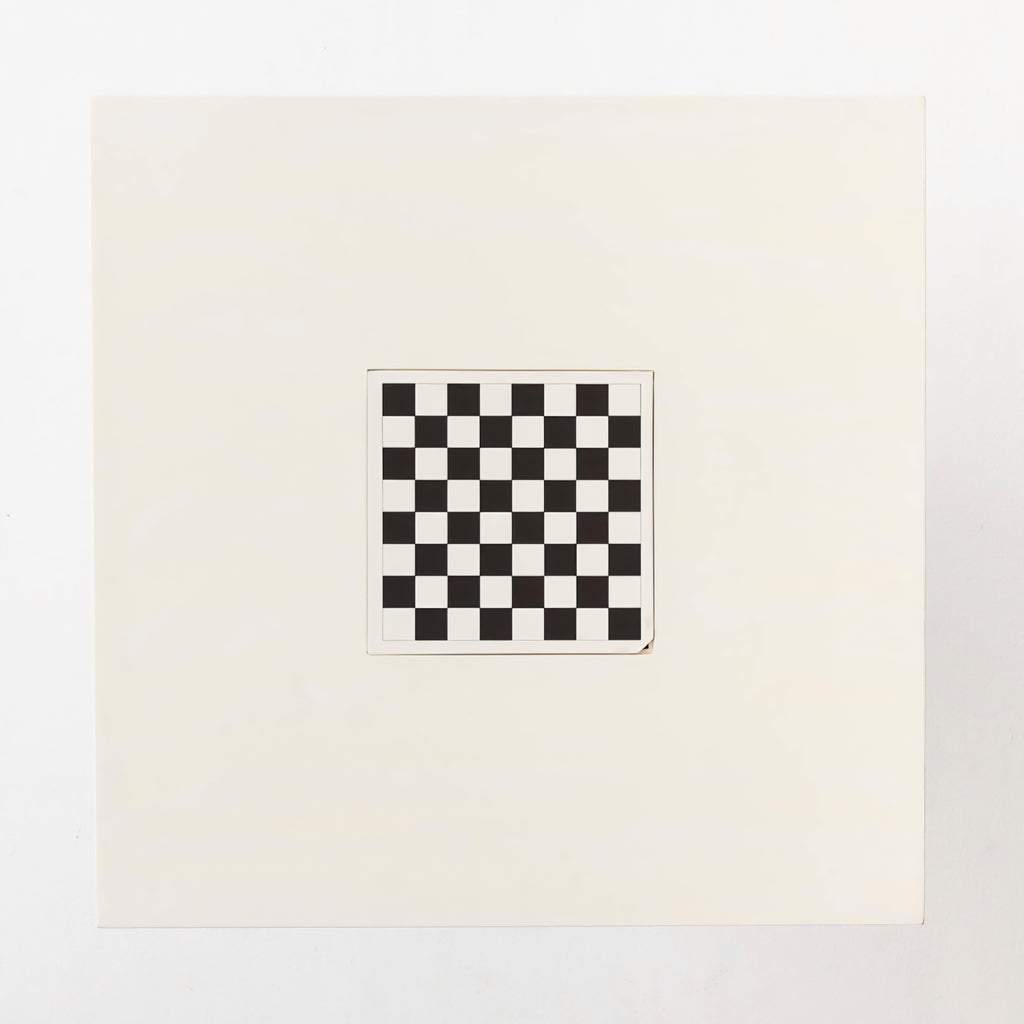 THE ONE × Check — White Swirled Resin Game Table