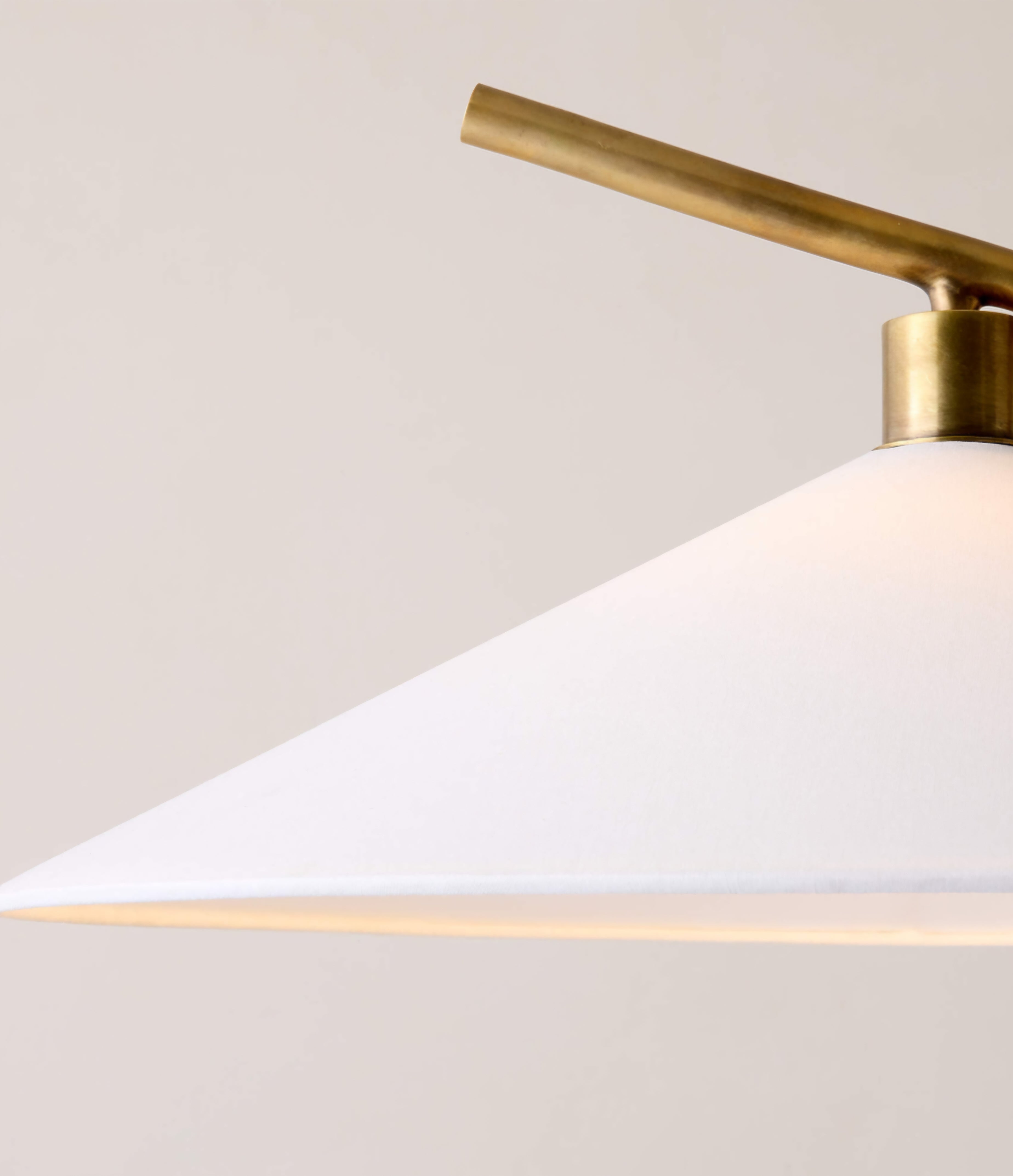 THE ONE × Leo — 2-Light Aged Brass Pendant Light