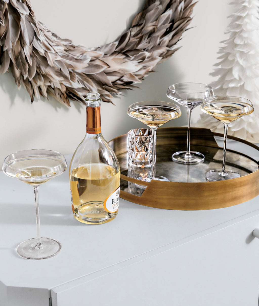 THE ONE × Betty — Smoked Glass Tealight Candle Holders (Set of 6)
