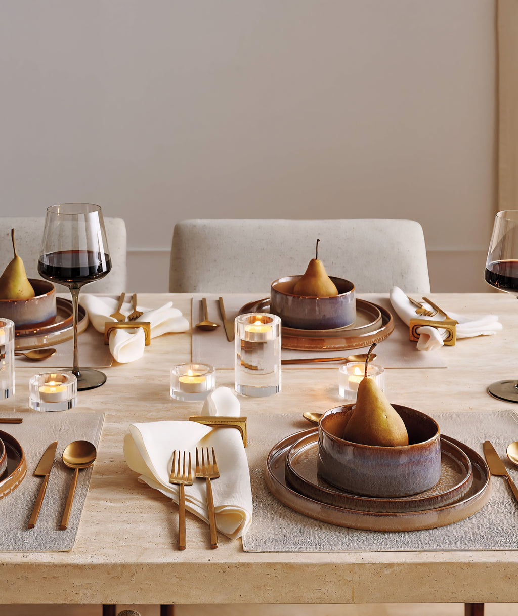 THE ONE × Prado — 4-Piece Reactive Glaze Dinnerware Set