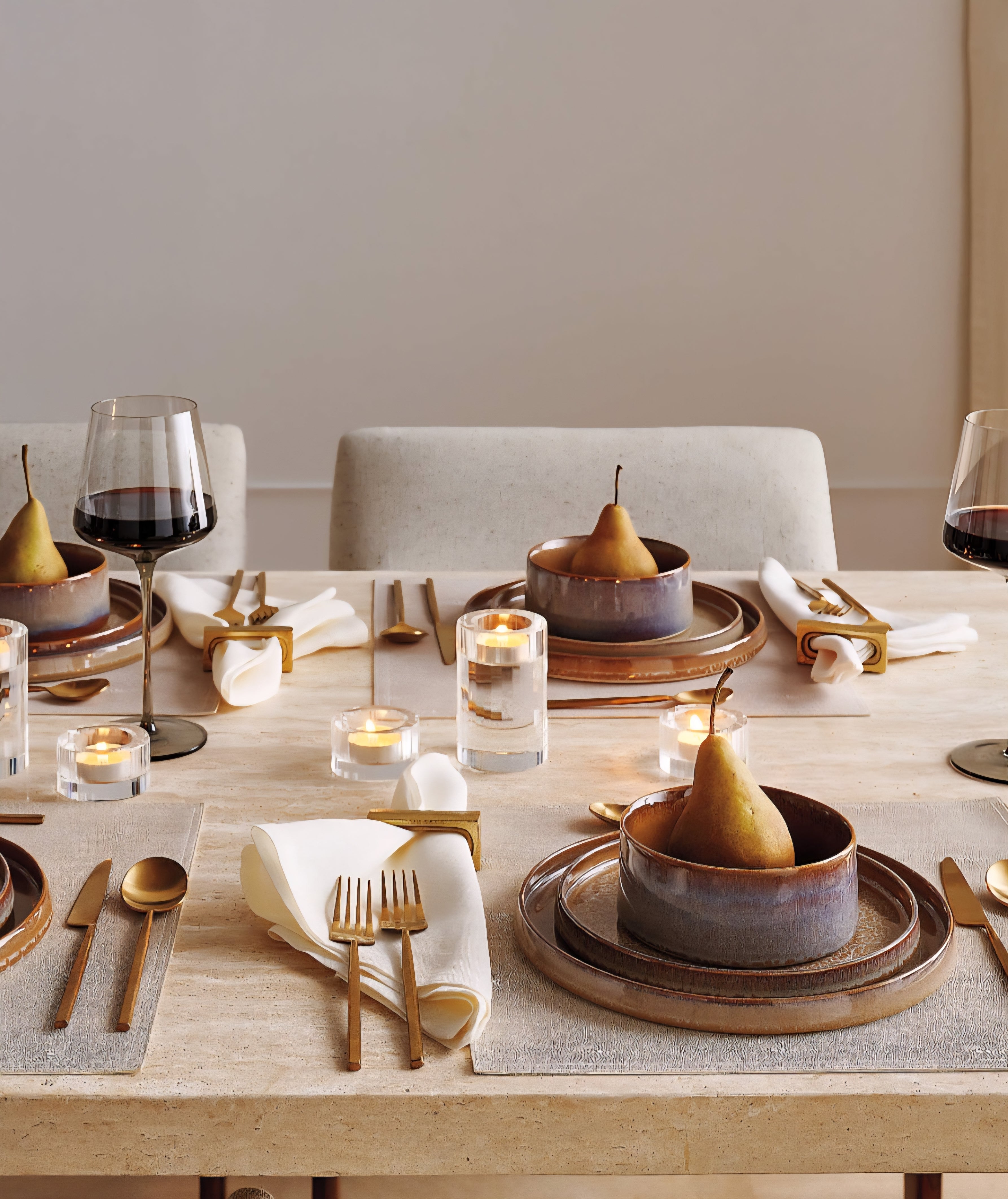 THE ONE × Prado — 4-Piece Reactive Glaze Dinnerware Set