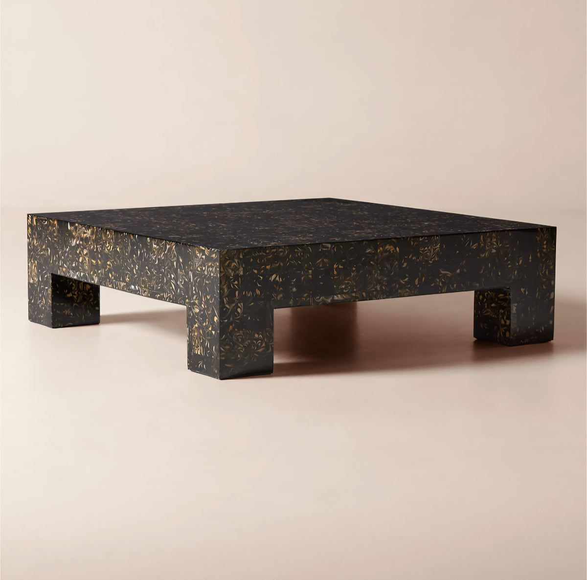 THE ONE × Scatola — Brown Burl Wood Coffee Table