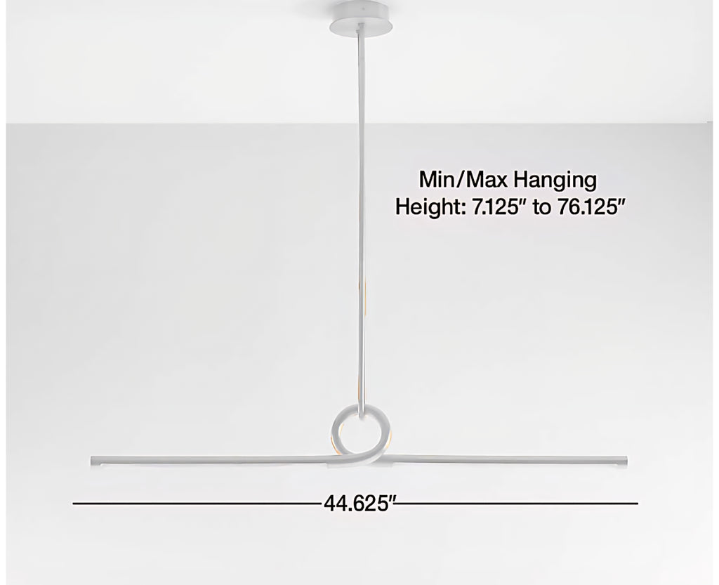 THE ONE × Beau — Brass Linear Pendant Light