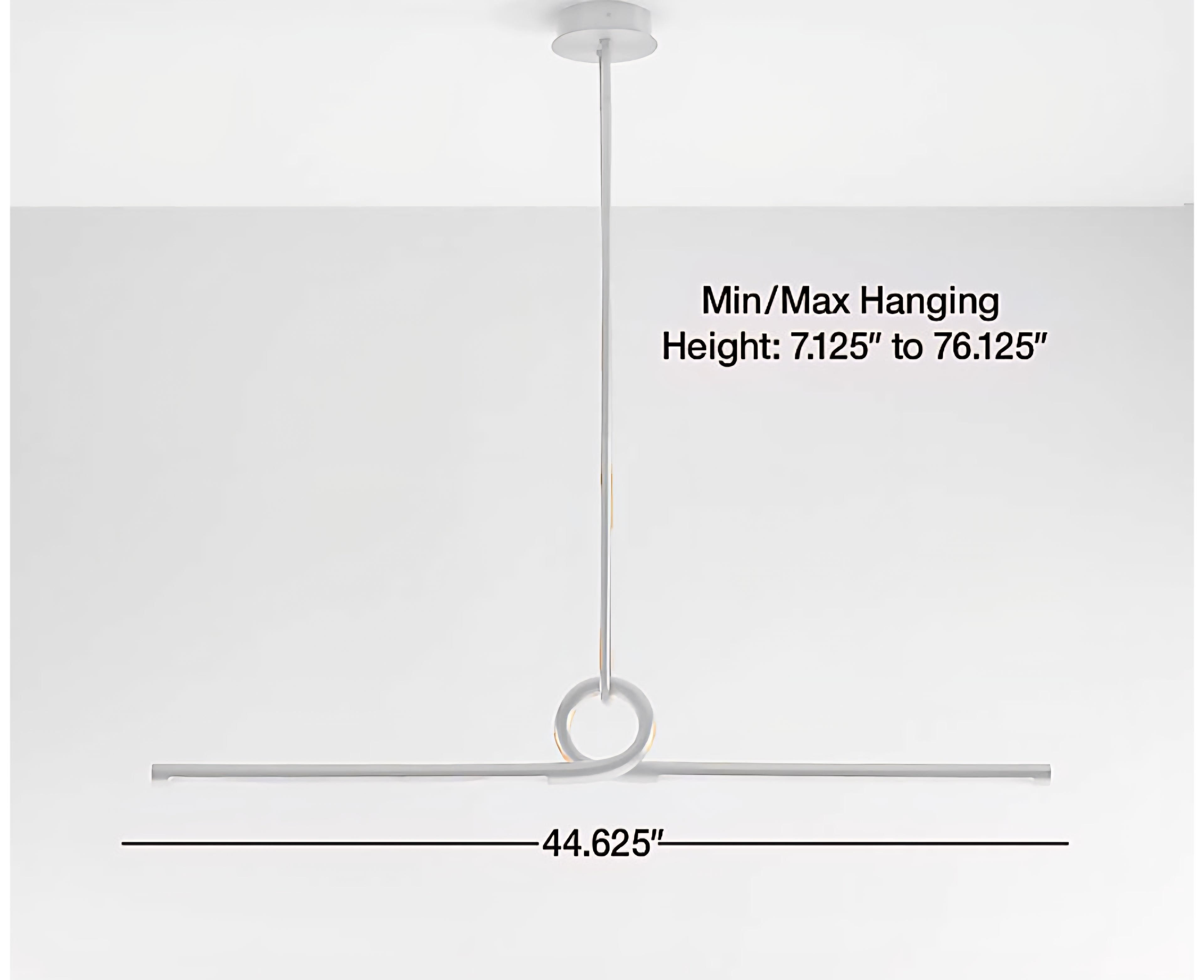 THE ONE × Beau — Brass Linear Pendant Light