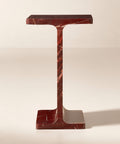 THE ONE × Ciccio — Red Marble Side Table
