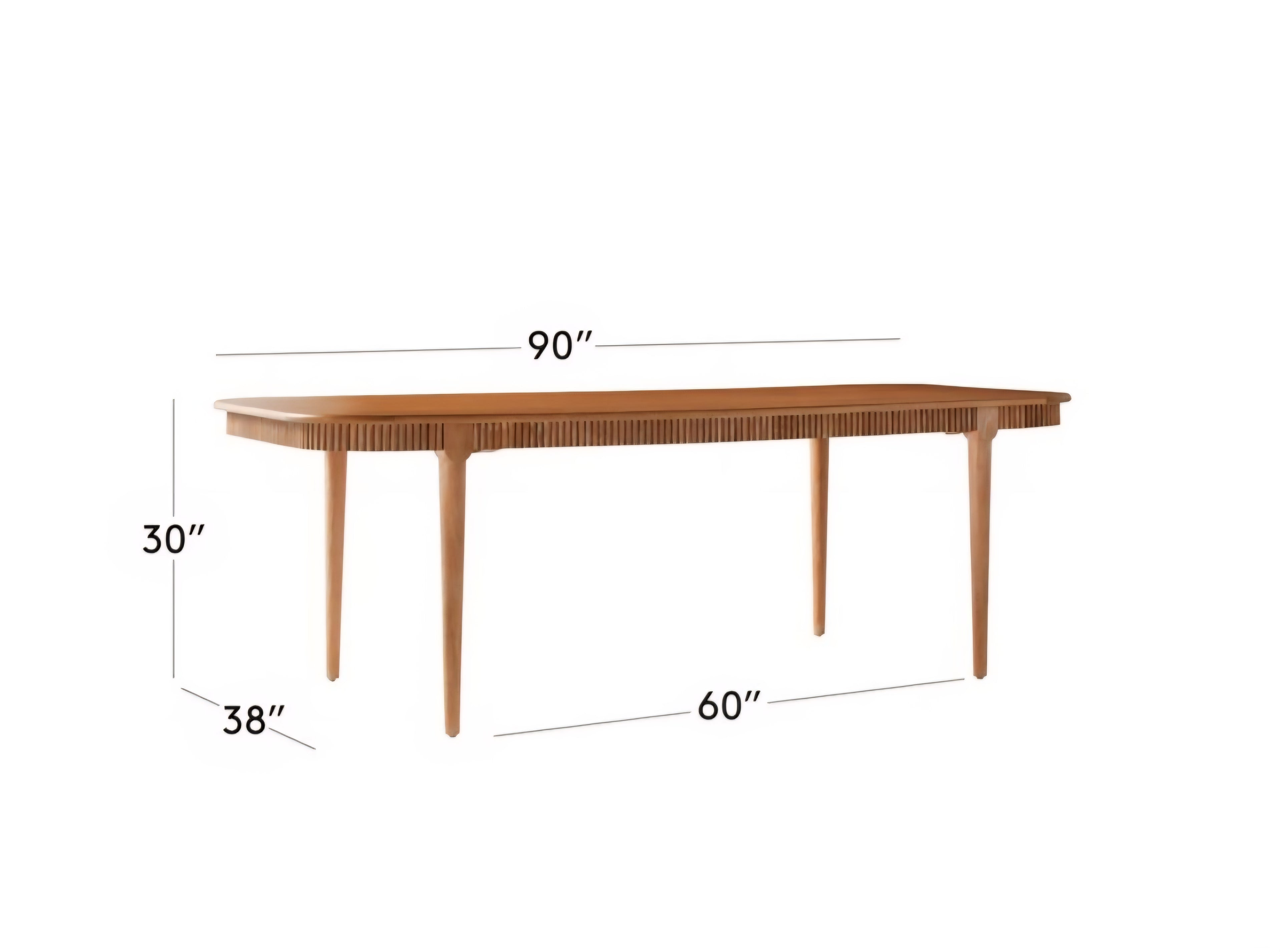 THE ONE × Providence — Cerused Oak Dining Table