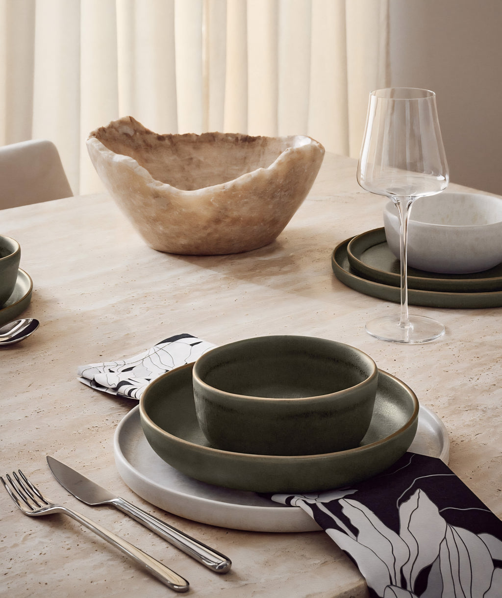 THE ONE × Drift — Reactive Glaze Pasta & Soup Bowls