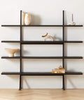 THE ONE × Azzurra — Black Metal and Wood Bookshelf