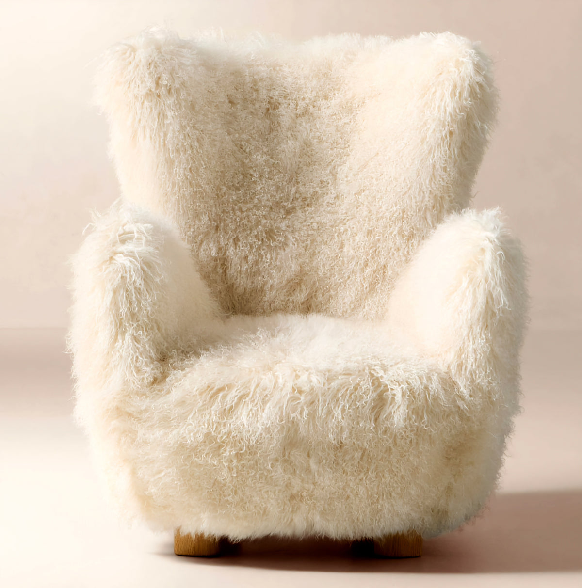 THE ONE × Mongolian Sheepskin Accent Chair