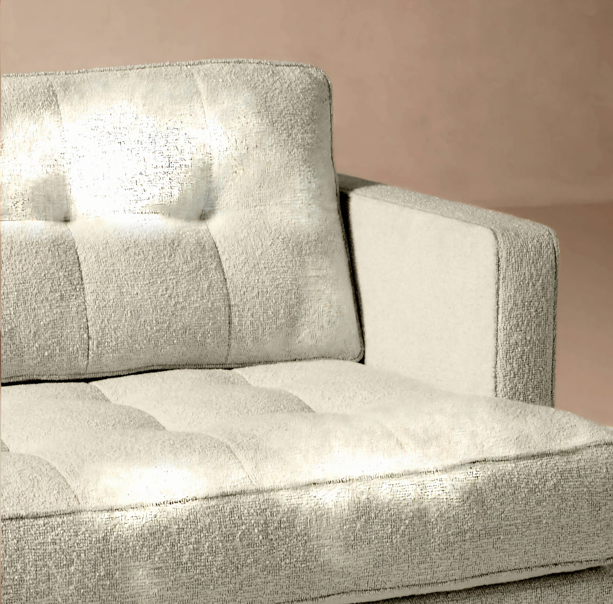 THE ONE × Itero — Off White Performance Fabric Sofa