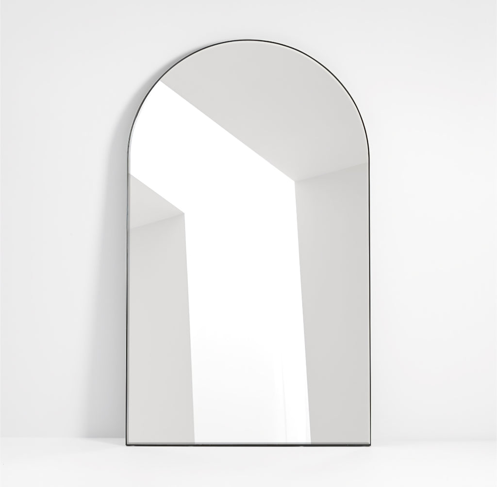 THE ONE × Edge — Extra-Large Brass Arch Floor Mirror