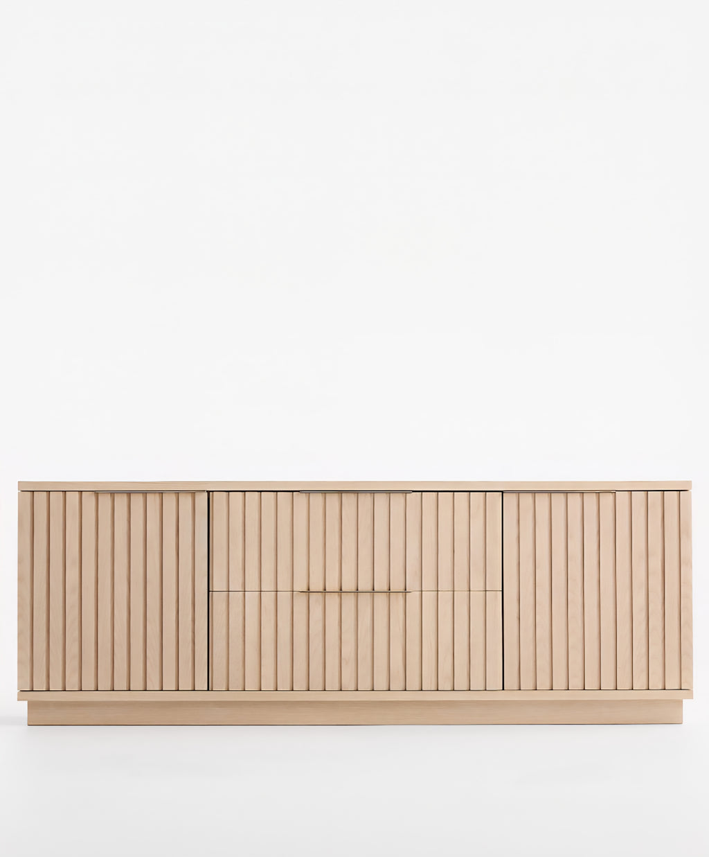 THE ONE × Batten-White Oak Storage Media Console (72")