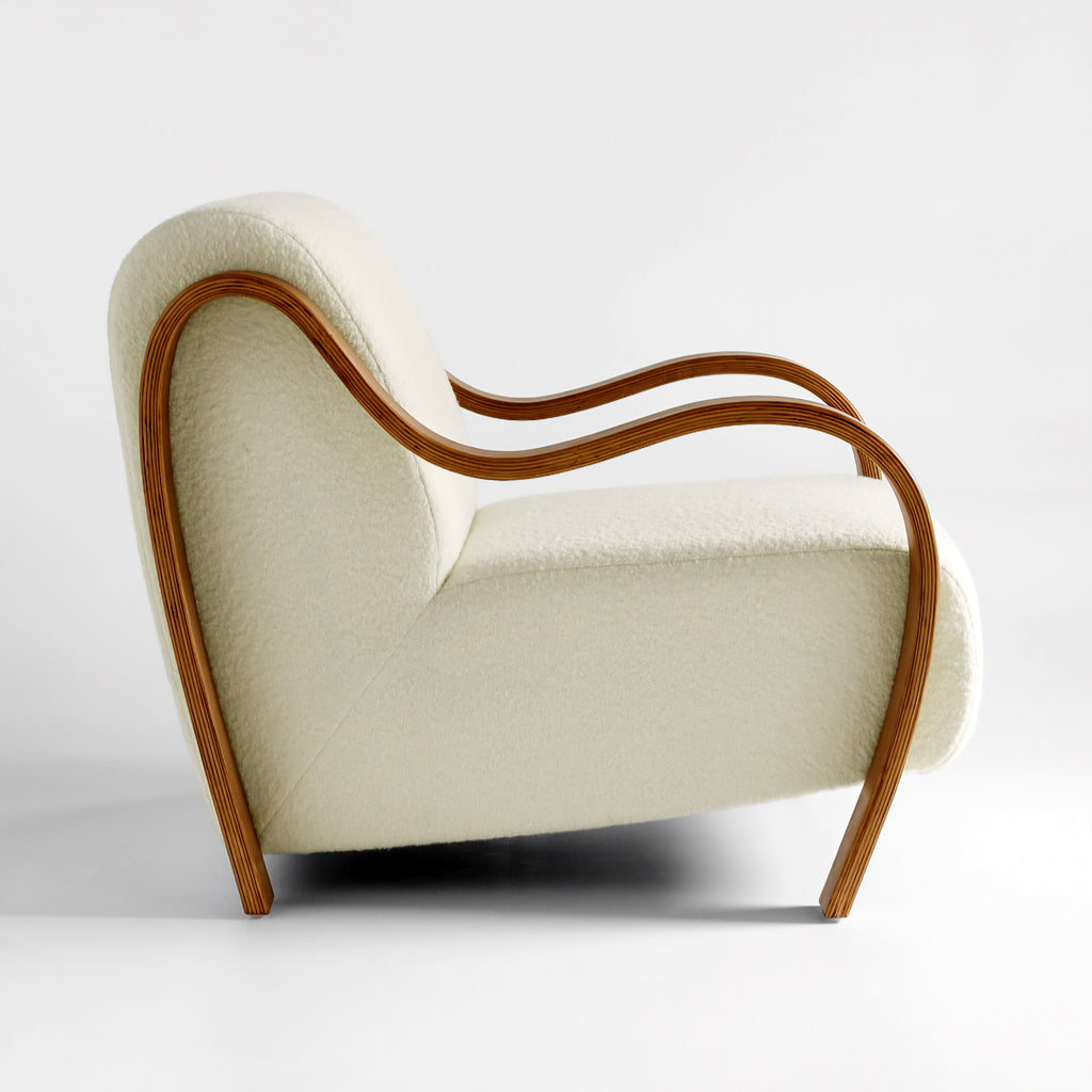 THE ONE × Bisou — Wood Accent Chair