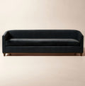 THE ONE × Galerie — Dark Blue Velvet Sofa
