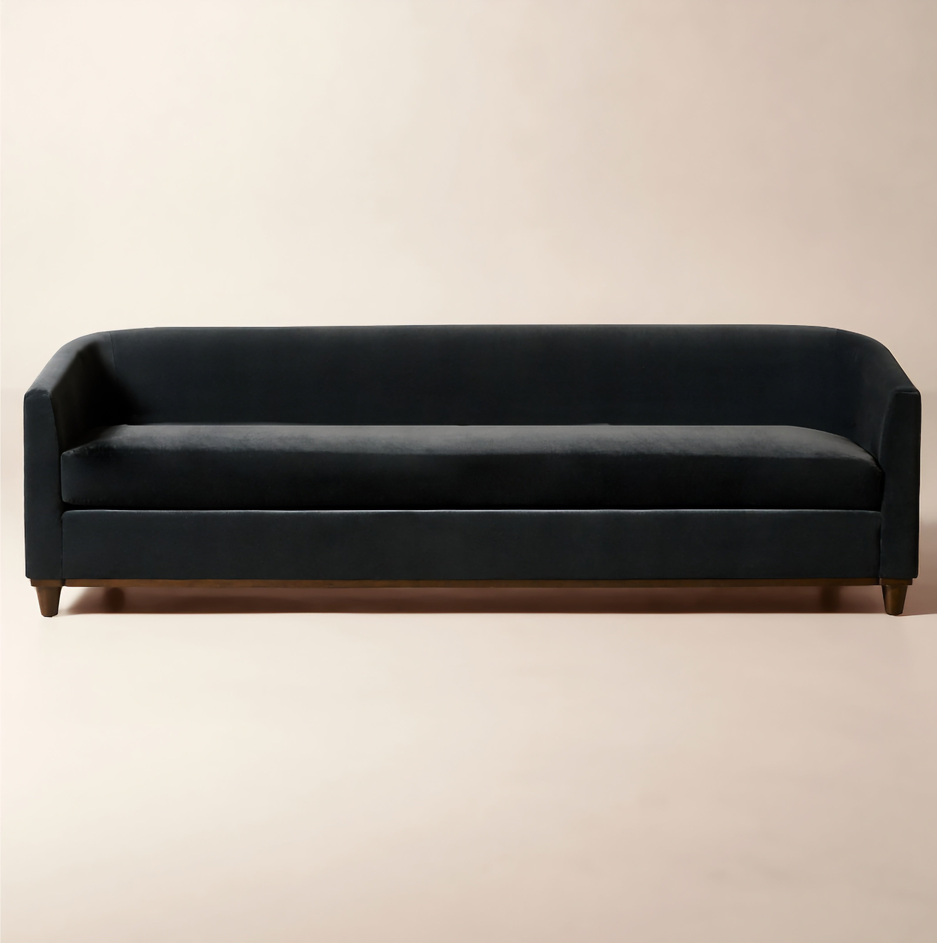 THE ONE × Galerie — Dark Blue Velvet Sofa
