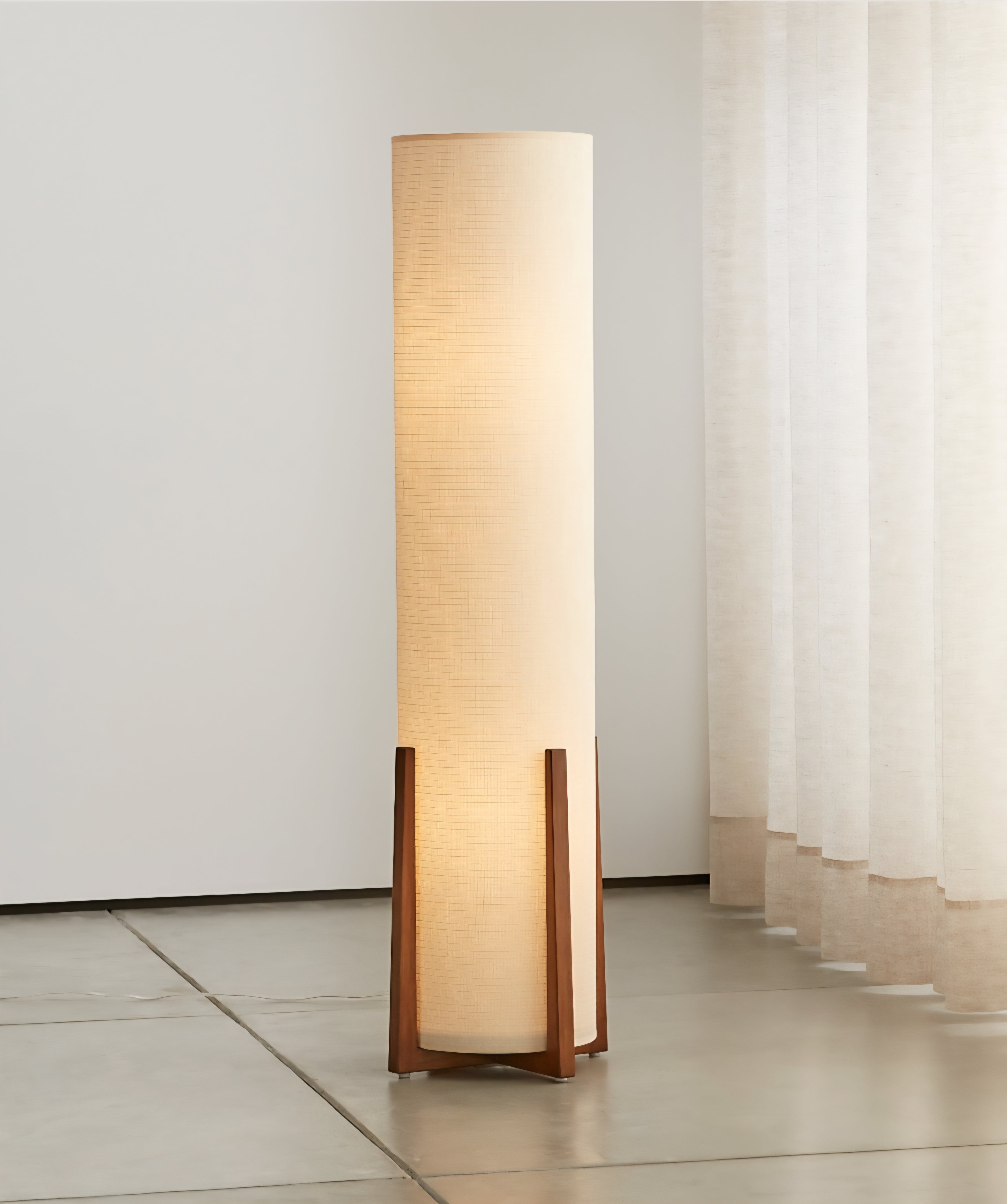 THE ONE × Weave — Natural Floor Lamp