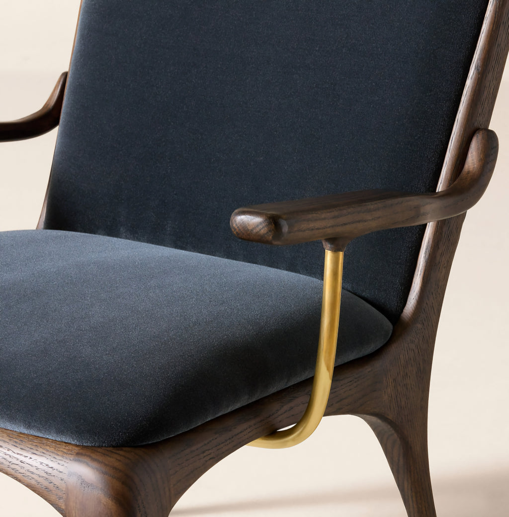 THE ONE × Colby — Faux Mohair Accent Chair