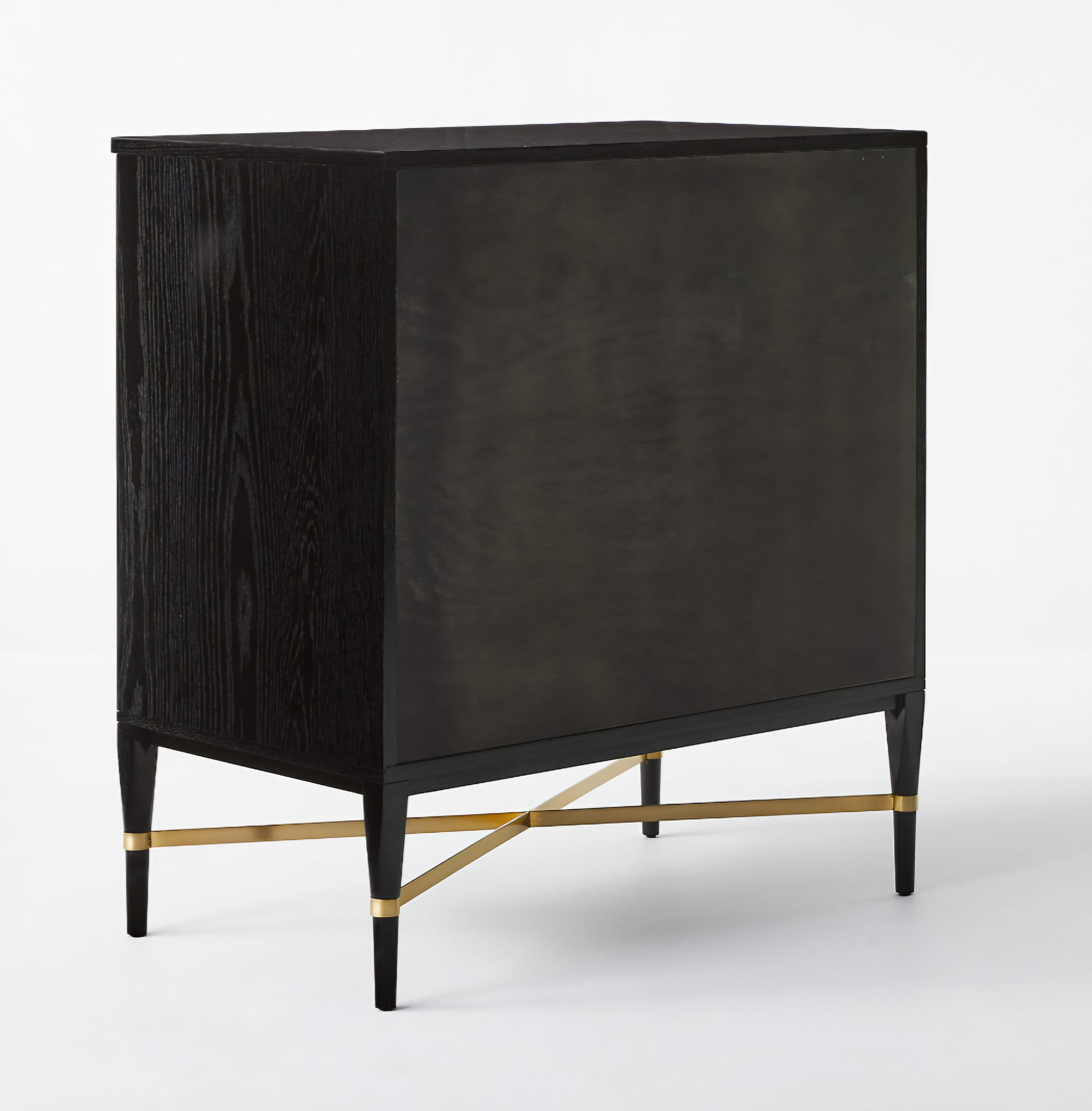 THE ONE × Connoisseur — Black Oak Wood 5-Drawer Dresser