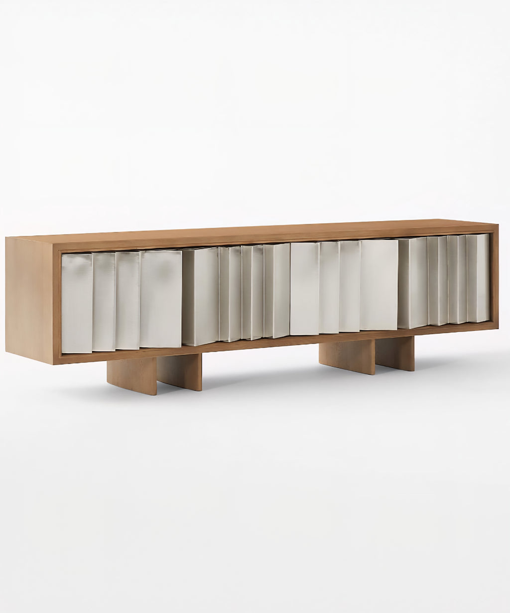 THE ONE × Kibo — Steel and Oak Media Console