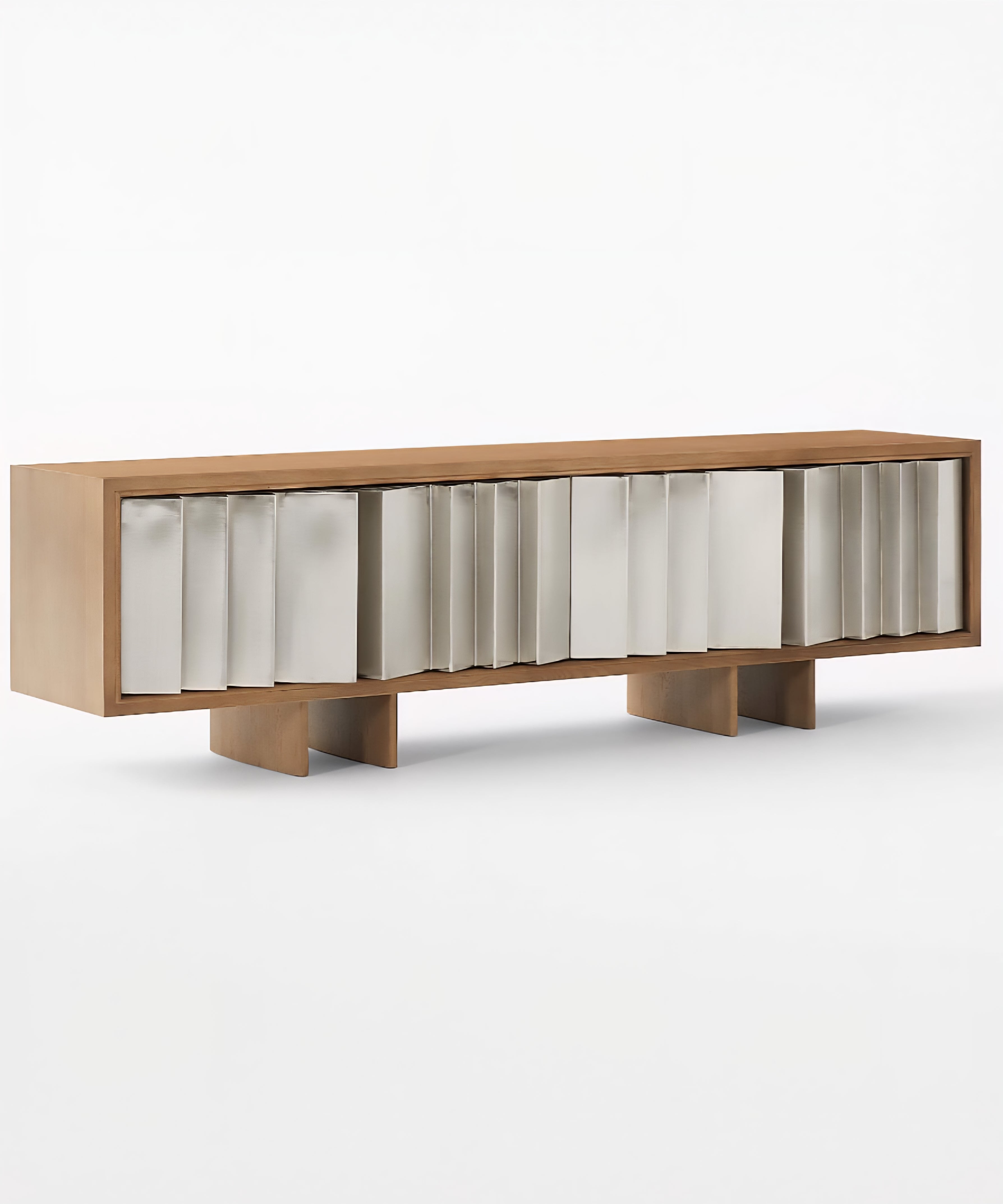 THE ONE × Kibo — Steel and Oak Media Console