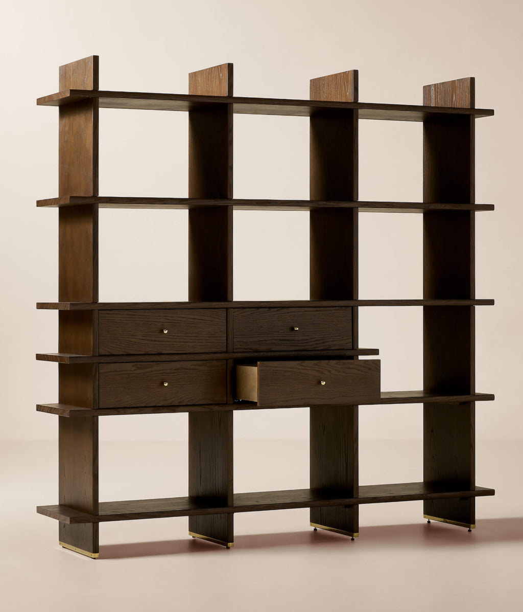 THE ONE × Madison — Dark Oak Bookcase