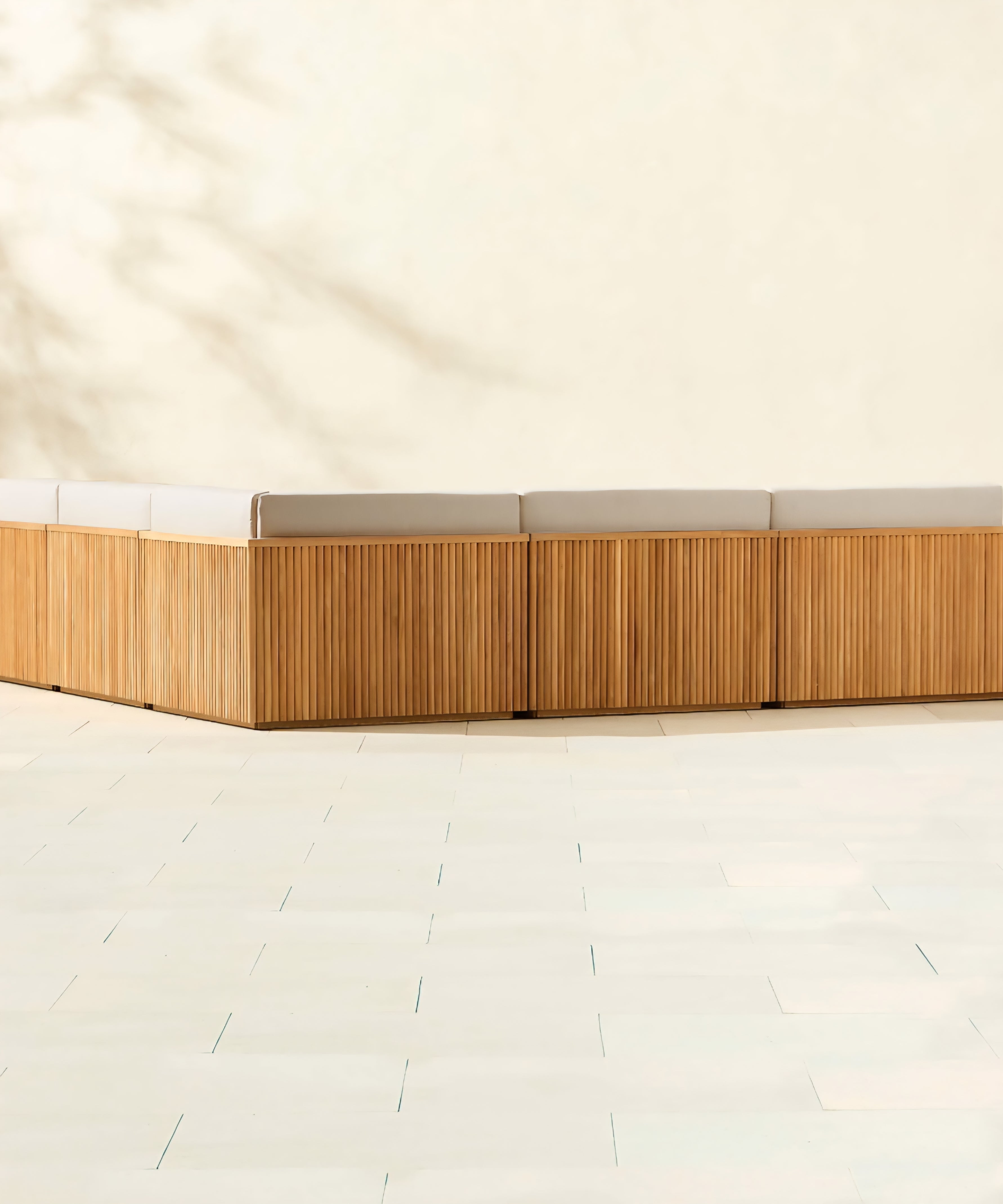 THE ONE × Topia — Teak Outdoor Sectional Collection