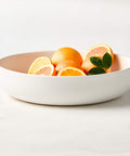 THE ONE × Mori — Matte White Low Serving Bowl