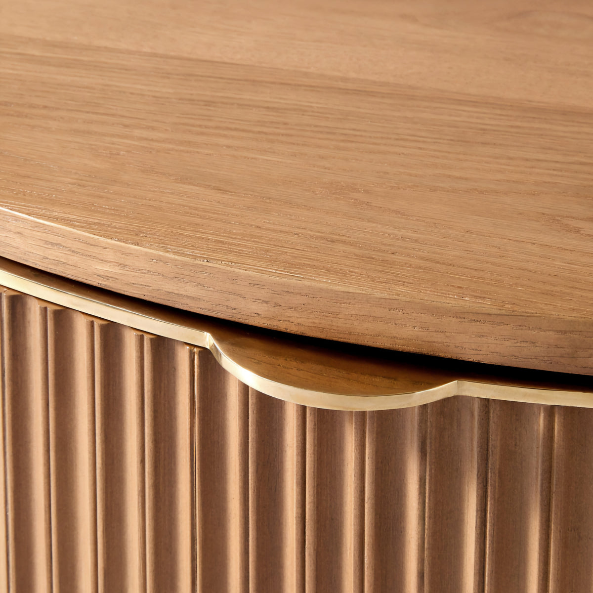 THE ONE × Davison — Fluted Oak Coffee Tables