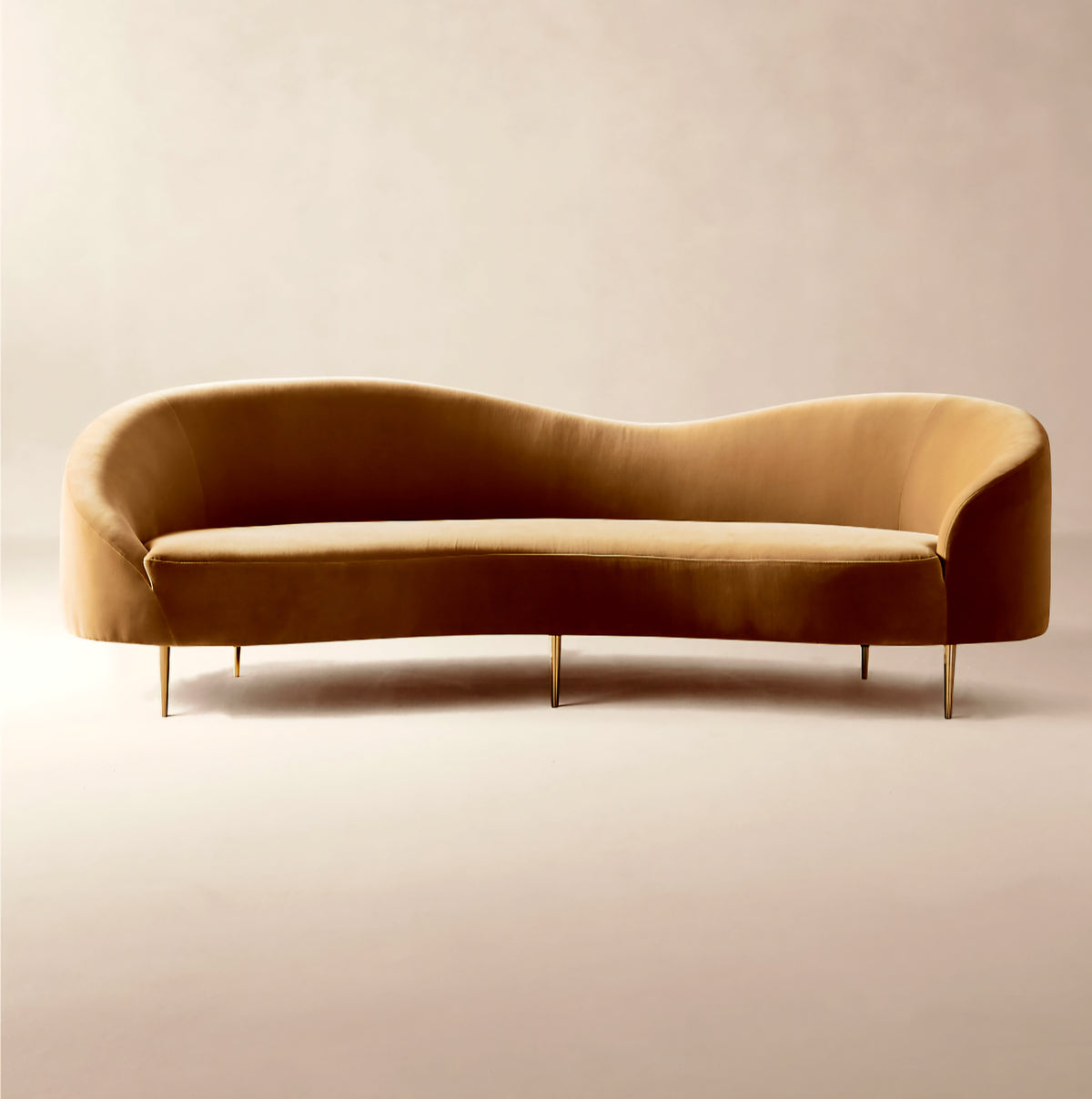 THE ONE × Curvo — White Performance Fabric Sofa by Goop
