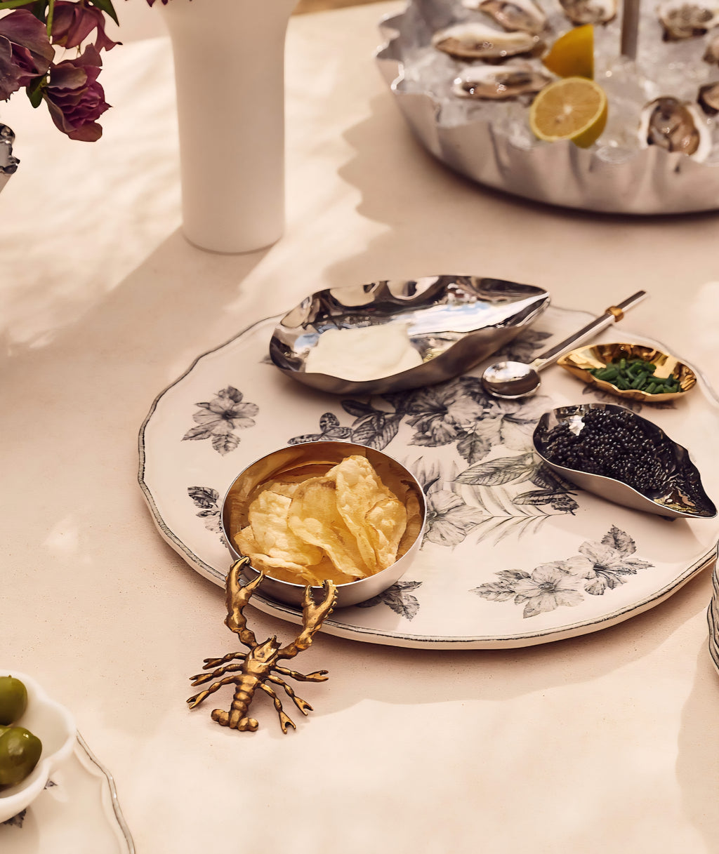 THE ONE × Oyster — Stainless Steel and Brass Pinch Bowl Set