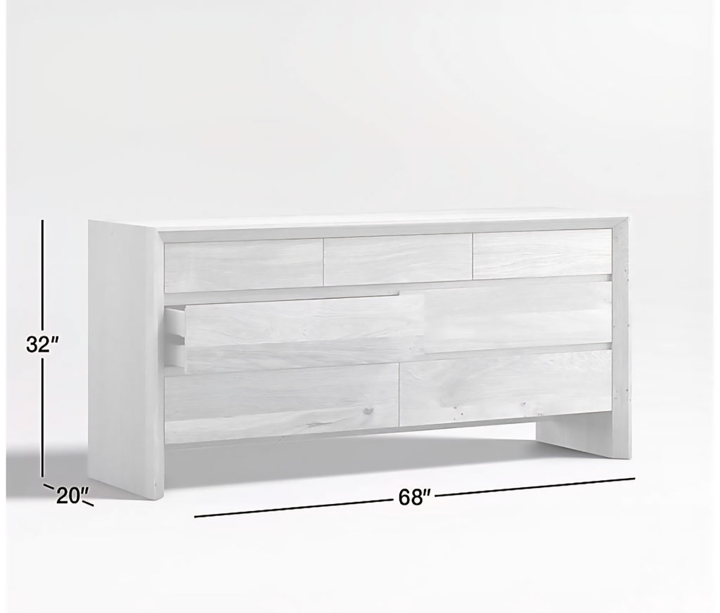 THE ONE × Baja — White Oak Wood Dresser (68")
